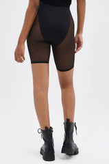 BARELY THERE MESH BIKER SHORT