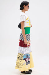 COOL GIRL ENERGY TSHIRT MAXI DRESS