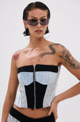 DECONSTRUCTED MASTERPIECE CORSET TOP