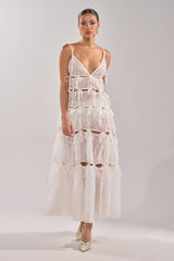 COULDN'T BE ME IF YOU TRIED TIE MAXI DRESS