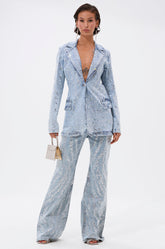 DIAMONDS DANCING DENIM FLARE PANT