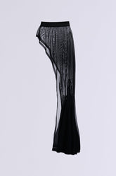 CATCH ME ON A FLIGHT MESH BELT SKIRT