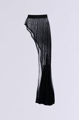 CATCH ME ON A FLIGHT MESH BELT SKIRT