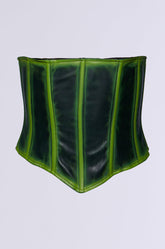 CHARLI GREEN SPRAY CORSET BELT