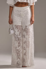 EVA LACE WIDE LEG PANT