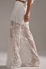 EVA LACE WIDE LEG PANT