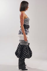 CHANGING IT UP PLAID MIDI DRESS