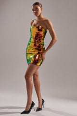 DANCIN THE NIGHT AWAY MINI DRESS