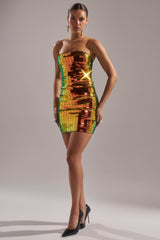 DANCIN THE NIGHT AWAY MINI DRESS