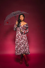 BUY ME ROSES JACQUARD TRENCH