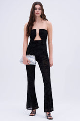 BARI VELVET JUMPSUIT
