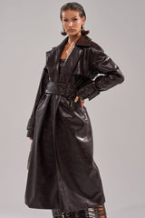 EMBOSSED CROC TRENCH