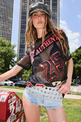 ALL DEM NUMBERS MESH TSHIRT