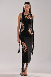 BROOKE CUTOUT MIDI DRESS