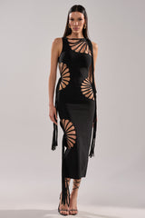 BROOKE CUTOUT MIDI DRESS