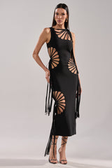 BROOKE CUTOUT MIDI DRESS