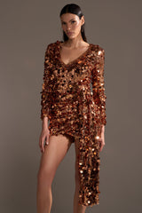 DANCE THE NIGHT AWAY SEQUIN MINI DRESS
