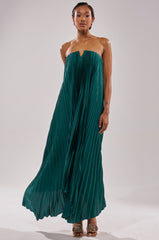 EMERALD DREAM SLEEVELESS MAXI DRESS