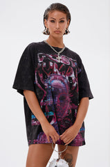 CYBERTRONICS OVERSIZED GRAPHIC TEE