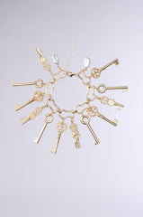 ALL THE KEYS CHARM BRACELET