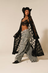 PLACES TO BE RELAXED CARGO DENIM JEANS