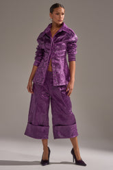 CRAZY TOUCH VELVET TROUSER
