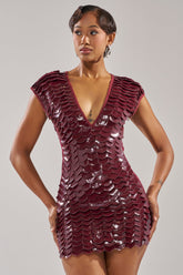 CRAZY IN LOVE SCALE MINI DRESS