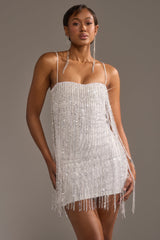 CAME THRU DRIPPIN' FRINGE MINI DRESS