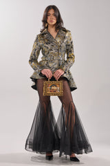 BROCADE HIGH LOW MOTO