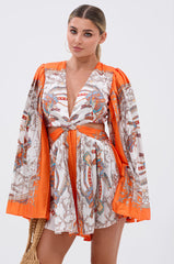 CRAZY IN LOVE SATIN ROMPER