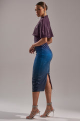 CHIC AF RHINESTONE MIDI DRESS