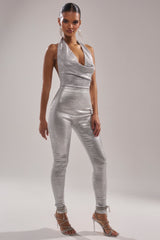 DANCE THE NIGHT AWAY RHINESTONE JUMPSUIT