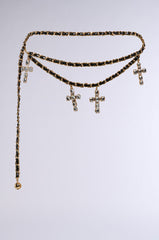 CROSS MY HEART CHAIN BELT