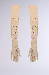 BLING BABE RHINESTONE GLOVES