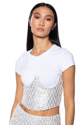 CELEBRATE ME EMBELLISHED CORSET