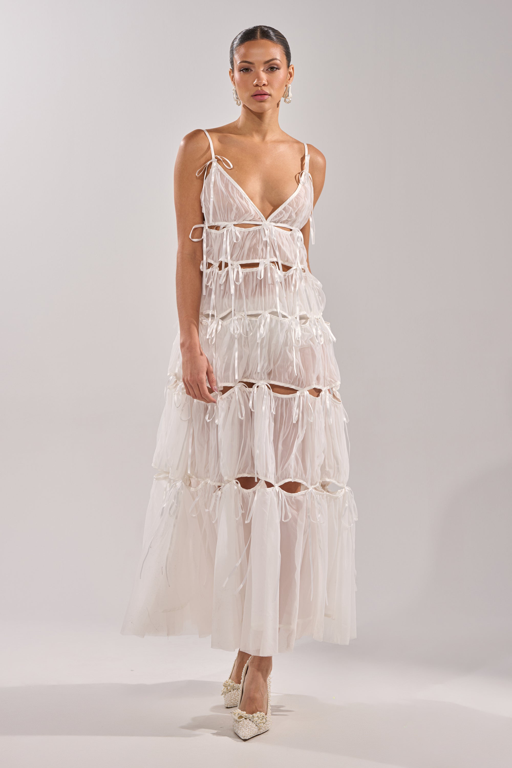 COULDN'T BE ME IF YOU TRIED TIE MAXI DRESS