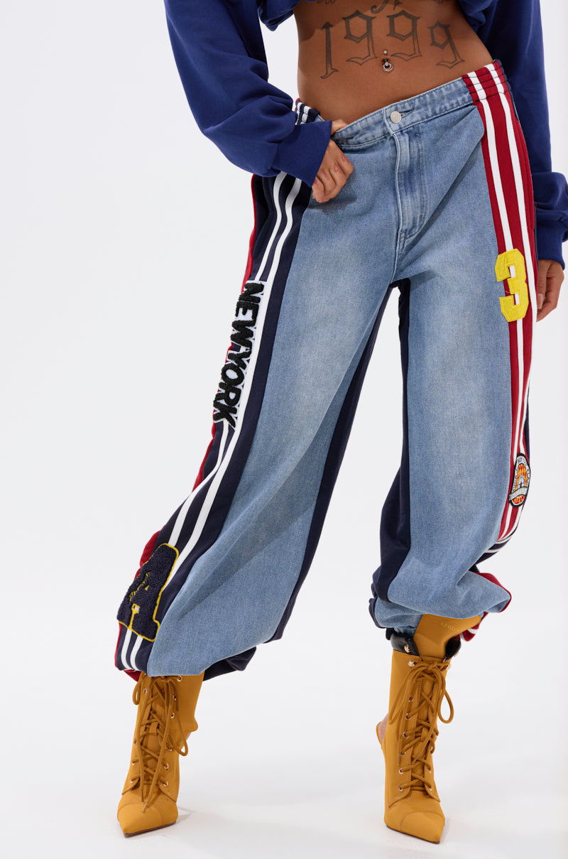 LIGHTS OUT TWO-IN-ONE JEANS