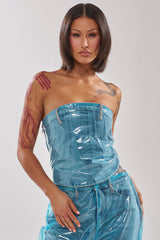 ELECTRIC FEEL DENIM CORSET