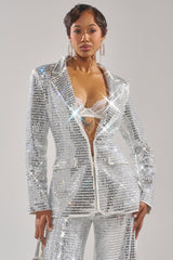 CAN'T GET ENOUGH RHINESTONE BLAZER
