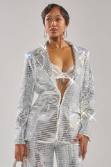 CAN'T GET ENOUGH RHINESTONE BLAZER