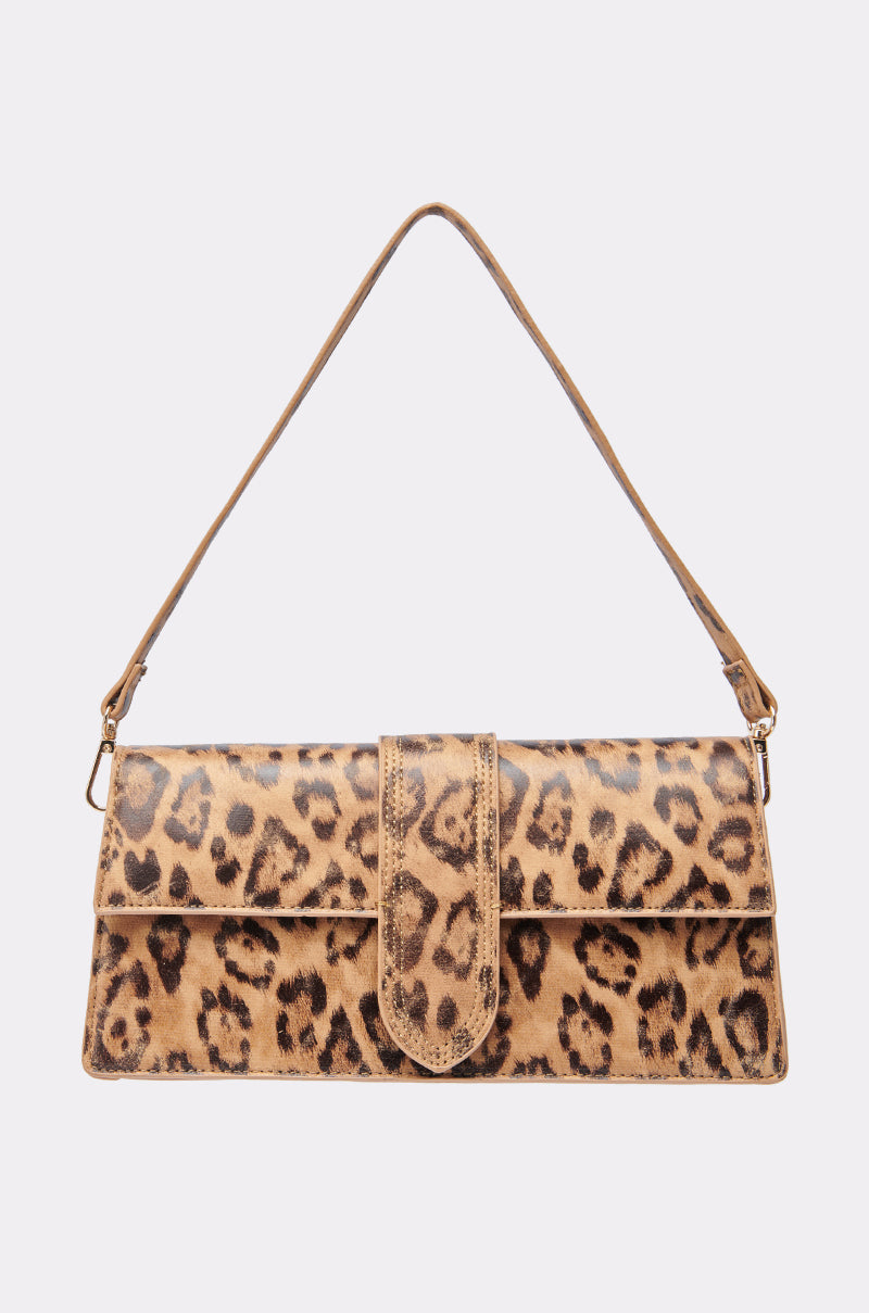 CAN'T BE TAMED LEOPARD PRINT PURSE