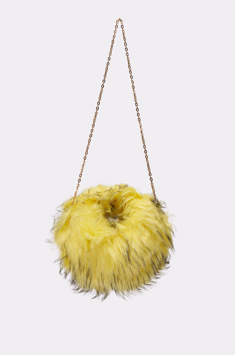 ELLIE FAUX FUR PURSE