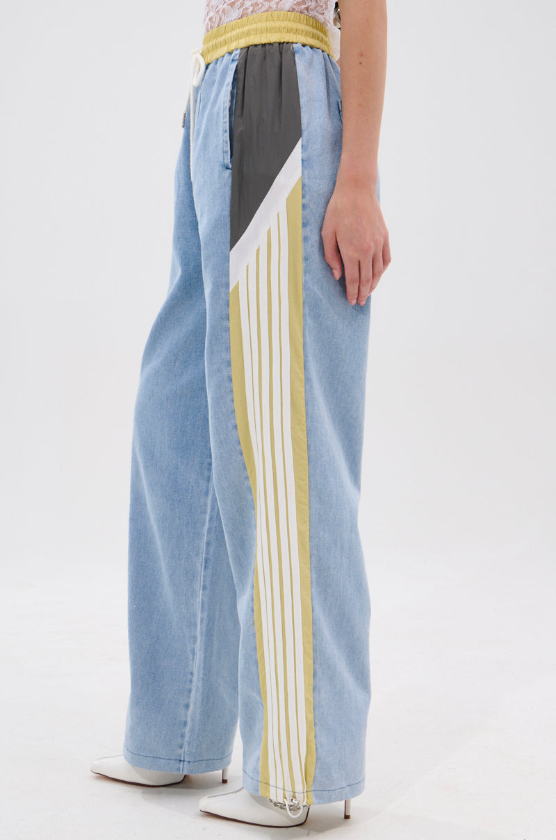ALONE AGAIN DENIM TRACK PANT