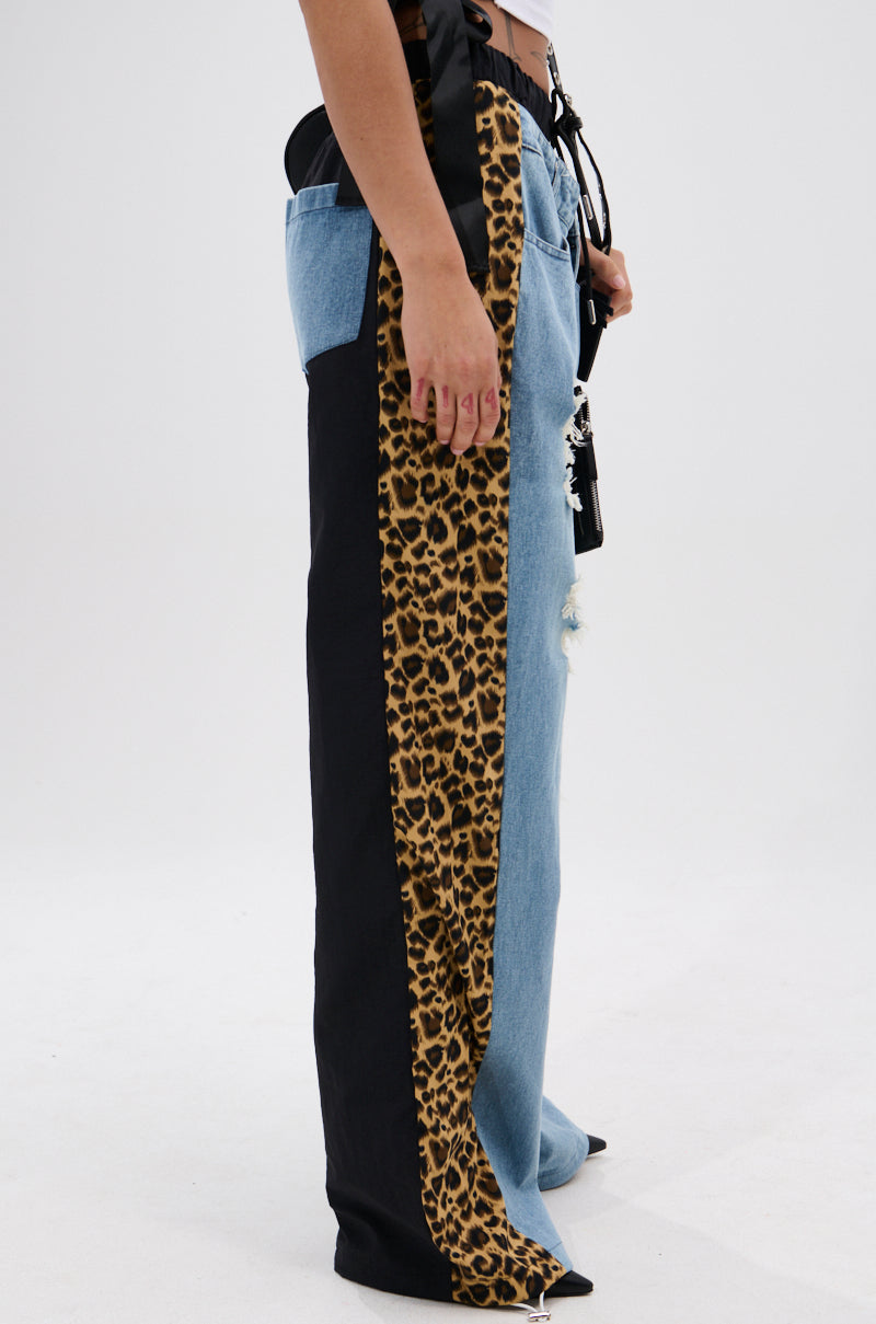 WILDIN' OUT DENIM TRACKPANTS