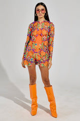 IRIS FLORAL TOP