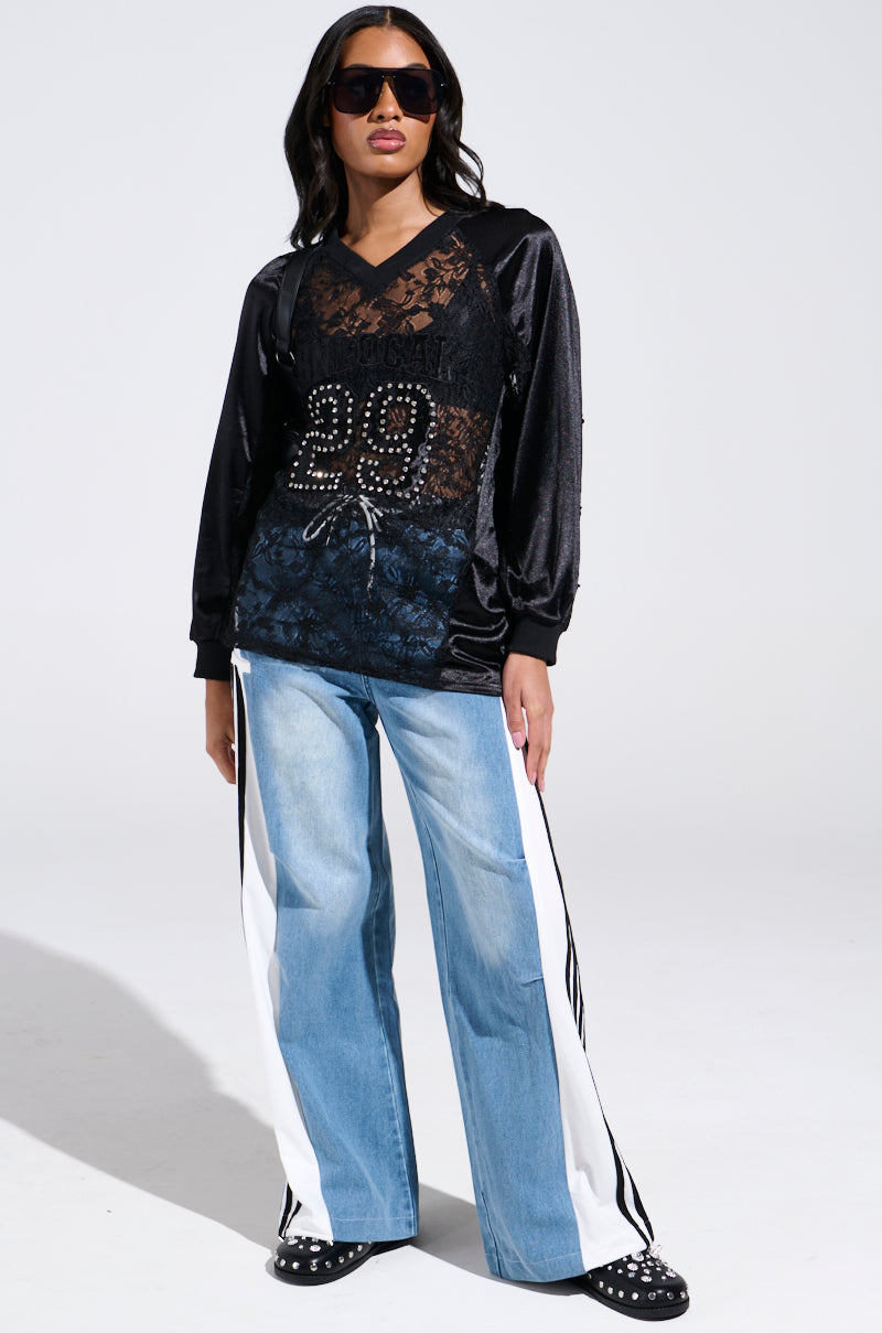 KIKI LACE JERSEY