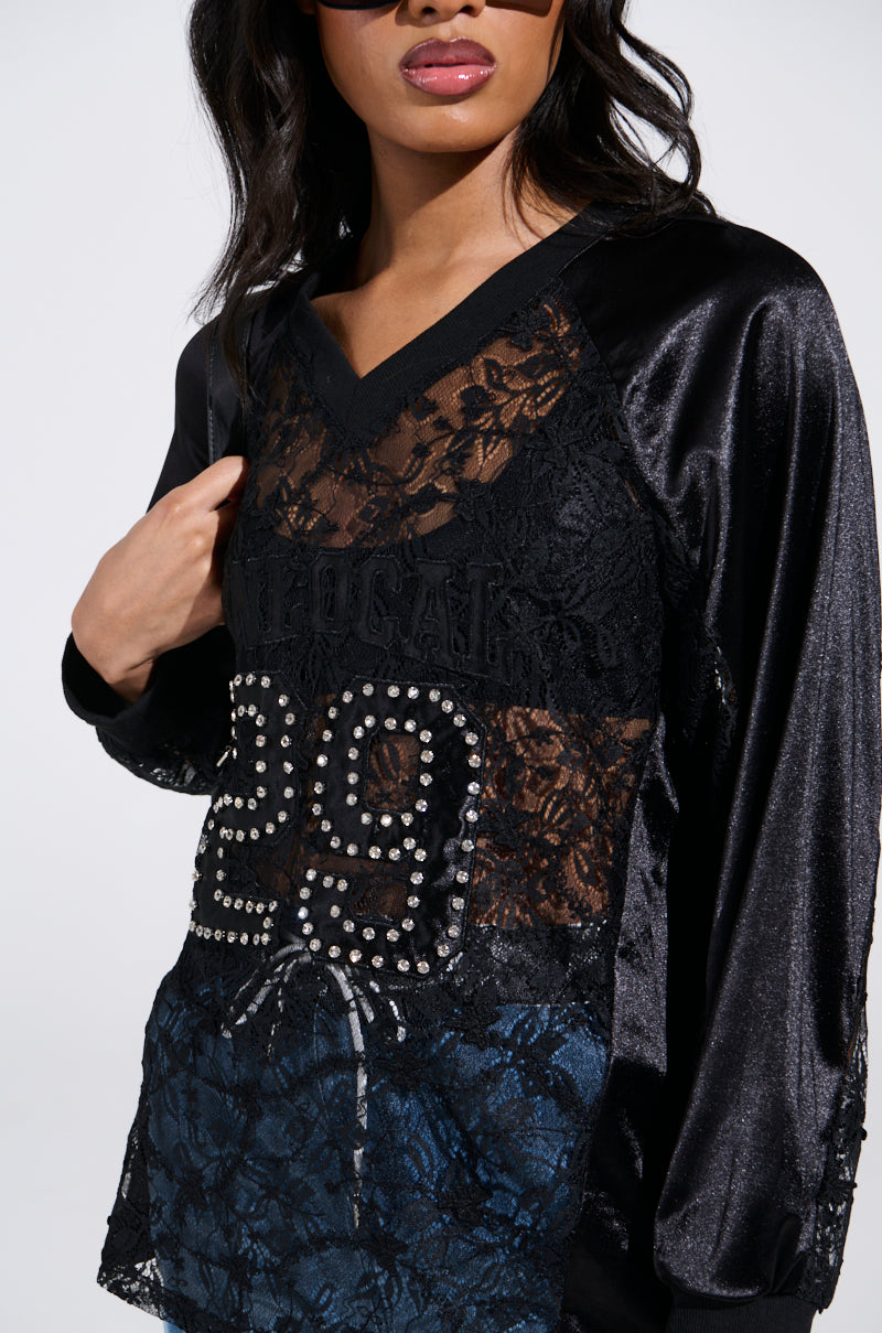 KIKI LACE JERSEY