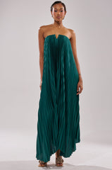 EMERALD DREAM SLEEVELESS MAXI DRESS