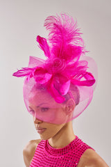 DERBY DAY PINK FASCINATOR
