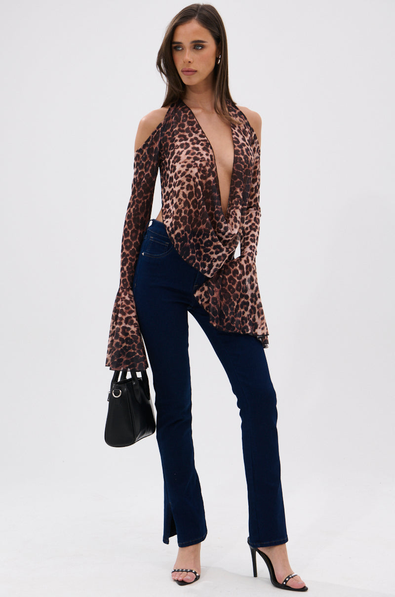 THE BEST CORSET WAISTED FLARE DENIM